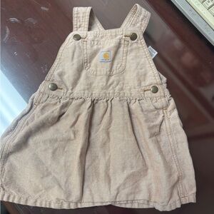 Carhartt Beige Corduroy Overalls